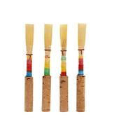 Oboe Reed Medium Strength, 4-Pack with Protector Tube and Plastic Storage Box for Wind Instrument Players