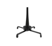 Oboe stand, black, cone with base