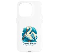 Oboe Swan Graceful Musical Elegance Case for iPhone 15 Pro