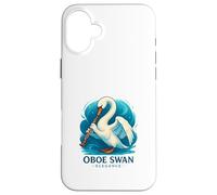 Oboe Swan Graceful Musical Elegance Case for iPhone 16 Plus