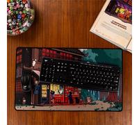 Obojima Ramen Shop Play Mat - Premium Desk Mat or Game Play Surface, Non-Slip Rubber Base, Vibrant Artwork, Perfect for TCG, Board Games, or Desktop Use