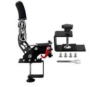 Obokidly Upgrade 2-in-1 USB Handbrake Support G29 Compatible with PS4/PS5 + PC for Simracing Game Sim Rig with Clamp (Black)