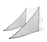Obokidlyamor 2 PCS 7FT Height Shank Net Golf with Two Sandbags for Golf Hitting Nets Frame;Golf Practice Hitting Net Barrier Net for Golf, Baseball, Hockey, Soccer (2 PCS Shank Nets)
