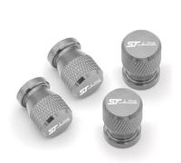 OBONG 4 Pcs Alloy Car Valve Caps Compatible with for Ford ST Line Focus X 2 3 Mondeo Fiesta Kuga MK2 MK3 MK4 Tyres Dust Leak-Proof Accessories,F