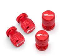 OBONG 4 Pcs Alloy Car Valve Caps Compatible with for Ford ST Line Focus X 2 3 Mondeo Fiesta Kuga MK2 MK3 MK4 Tyres Dust Leak-Proof Accessories,C