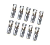 Obotsnoi 10 Pieces Small Swine Watering Nipples Automatic Sealing Feature Prevents Spillage Suitable for Poultry Buildings Stainless Steel Livestock Accessories