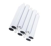 Obotsnoi 10pc Reusable Aluminum Paint Container 60ml Spill Resistant Designs For Storing Oil Acrylic Watercolor Art Supplies Refillable Paint Tubes