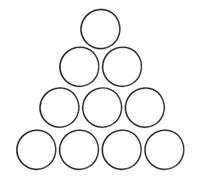 Obotsnoi 10Pcs 1.5mm Cassette Tape Machine Belts Assorted Common Square Rubber Belt For CD Recorders Rubber Cassette