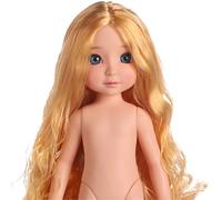 Obotsnoi 12 Inch Enamelware Doll With Realistic Skin Texture And Safe Materials For Kids Roles Play Light Weight Kids Toy