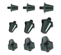 Obotsnoi 12Pcs Soccer Boot Cleats Football Boot Spikes Aluminum Football Studs Soccer Cleats Screw Cleat Studs Enduring Spikes