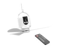 Obotsnoi 16.5Inch USB Power Camping Fan with Remote Control 15600mAh Rechargeable Battery LED Light 3 Speed for Tent Garage Cooling Fan