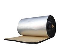 Obotsnoi 200x50cm 5 / 10mm Thickness Mat Proofing Deadener Heat Noise Insulation Deadening Hood Closed Cell Sticker Silicone