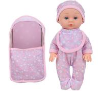 Obotsnoi 25cm Soft Vinyls Reborns Figurine Toy For Preschool With Life Like Design Imaginative Play Bath Toy For Toddler Fun Nurturing Doll New Parents And Kids