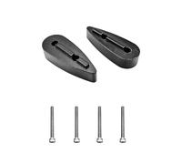 Obotsnoi 2pcs Carbon Fibers Bike Handlebars Risers Spacers Bike Handlebars Elevations Spacer For Enhancing Cycling Comfortable Height Adjustment Spacers