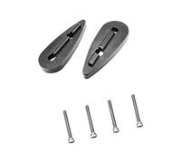 Obotsnoi 2pcs Carbon Fibers Bike Handlebars Risers Spacers Bike Handlebars Elevations Spacer For Enhancing Cycling Comfortable Height Adjustment Spacers