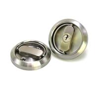 Obotsnoi 304 Stainless Steel Invisible Door Adjustable Concealed Home Entry Door Handles for Cabinet Closet Universals