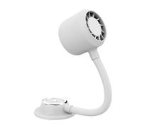 Obotsnoi 360 Rotation Smartphone Dock Quiet Rechargeable Battery Eye Care Light Simple for Study Reading Phone Stand with Fan