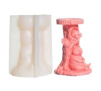 Obotsnoi 3D Bear Molds Tree Cave Bear Silicone Plaster Scented for Chocolate Fondant Decorations