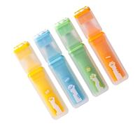 Obotsnoi 4 Color Broad Chiseled Tip Highlighters Pen Highlighter Marker for Scrapbooking Journal Planner Calendar Card Making & School Highlighters