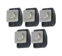 Obotsnoi 5Pcs Metal Push Button Cabinet S Keyless for Campers Boats Easy Install 3 Colors Campers Cabinet Locks for Travel