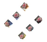 Obotsnoi 6PCS Colorful PBTs Dye Sublimations Keycaps Cats Paws Pattern for Personalizing Keyboards Colorful Pbts Keycaps