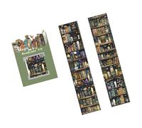 Obotsnoi 6Rolls Bookshelf Theme Decorative Tape 40mmX2m Scrapbooking Decoration Sticker For Journal Planner Notebook Wrapping Mystical Collage Sticker