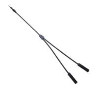 Obotsnoi Auto Radio Stereo Extension Cable Radio Antennas Splitter Adapter 1 Male To 2 Female Y Adapter Connector Splitter Extension Cable