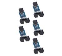 Obotsnoi AVR Programmer 10PIN To 6PIN Interfaces Converters Board Adapters For Electronic Projects Labeleds Pin Programming Interfaces
