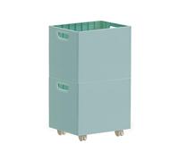 Obotsnoi Big Mobile Storage Basket Container with Smooth Movable Storage Box Perfect for Kids Items Clothes and More Home Organization Box