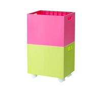 Obotsnoi Big Mobile Storage Basket Container with Smooth Movable Storage Box Perfect for Kids Items Clothes and More Home Organization Box