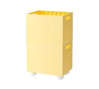 Obotsnoi Big Mobile Storage Basket Container with Smooth Movable Storage Box Perfect for Kids Items Clothes and More Home Organization Box