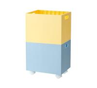 Obotsnoi Big Mobile Storage Basket Container with Smooth Movable Storage Box Perfect for Kids Items Clothes and More Home Organization Box