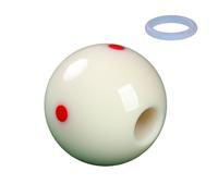 Obotsnoi Billiards Cue Ball With Hole Training Tool Billiards Practice Ball Aiming Helper Perforated Billiard Strokes Exerciser Practice Aiming Helper
