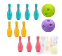 Obotsnoi Bright Color Children Bowling Set Creative Play and Indoor Exercise Bowling Game for Parents Kids Entertainment Fun Preschool Bowling Set Toy