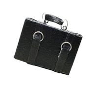 Obotsnoi Collectible Retro Dollhouses Miniature 1/12 Scale Portable Wooden Trunk Detailed Craft Collectible Suitcase Dollhouses Retro