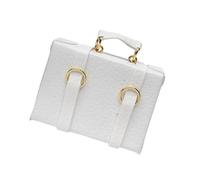 Obotsnoi Collectible Retro Dollhouses Miniature 1/12 Scale Portable Wooden Trunk Detailed Craft Collectible Suitcase Dollhouses Retro