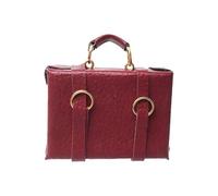 Obotsnoi Collectible Retro Dollhouses Miniature 1/12 Scale Portable Wooden Trunk Detailed Craft Collectible Suitcase Dollhouses Retro