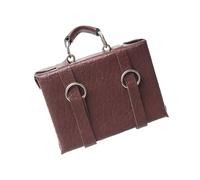 Obotsnoi Collectible Retro Dollhouses Miniature 1/12 Scale Portable Wooden Trunk Detailed Craft Collectible Suitcase Dollhouses Retro