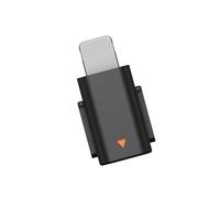 Obotsnoi Double Port Mobile Adapters Plugs & Play Phone Microphones Adapters Space Saving Designs Suitable For Mic Small Vlog Phone Connector