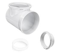 Obotsnoi Dryer Vent Extension Set: 90 Degree Quick-Connect Elbow, Wall Mount & Detachable Hose Assembly Indoor Dryer Vent Set