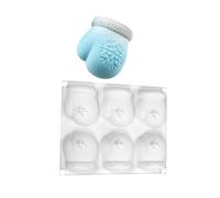 Obotsnoi Elegant Snowflake Baking Molds Christmas Snowflake Gloves Silicone Baking Molds for Festival Treats and Sweet Cake