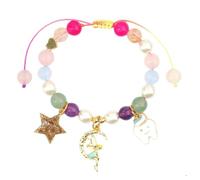 Obotsnoi Extendable Star Elfs Charm Featuring Shimmering Faux Pearls Adjustable Length for Comfortable Daily Use Simulated Pearls Fashion