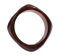 Obotsnoi Eye Catching Thick Resin Colorful Geometric Square Wristband Modern Bangle Elegant Jewelry Her Multicolor Women's Fashion Jewelry