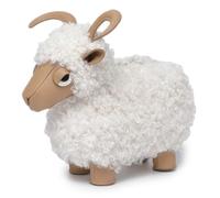 Obotsnoi Fashion Sheep Shape Shoulder Bag PU and Furry Crossbody Bag Easy Access Pockets Adjustable Strap for Daily Activities Sheep Shoulder Bag