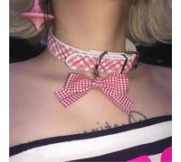 Obotsnoi Fashionable Punk Girl Leopard Print Chokers Necklace For Women And Girls Vintage Inspire With Metal Pendant Daily Use