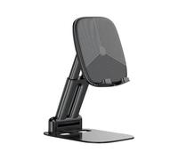Obotsnoi Foldable Cellphone Holder Tablet Cradle Angles Height Adjustable Tabletop Holder Travel Stand