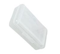 Obotsnoi High Capacity Pencil Case Double Layer Pen Storage Box Portable Pen Organizers Clear Colored Pencil Case for Kid Student Desk Organizers