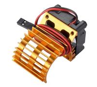 Obotsnoi High Cooling Fan with Metal Heat Sink Efficient Heat Dissipation Systems for 1/14 1/16 Scale Car 380 Motor Quiet Cooling Fan