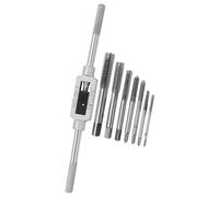 Obotsnoi High Efficiency Ratchets Tap Wrench Spanner for Tapping Projects Ergonomic Grip Comfortable Home Use Metalworking Repair Thread Cutting Tool