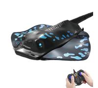 Obotsnoi Interactive Remote Control Devil Ray Toy Flexible Fish Outdoor Lake Pool Play Activity Competitive Toy For Children Remote Control Fish For Pools Lakes